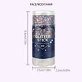 thumbnail image 2 of Patriotic Body Glitter Gel Set, 6 Colors Red White Blue Holographic Shimmer for Face Hair Body Nails, Long-Lasting Sparkle for 4th of July Makeup Party, 2 of 7