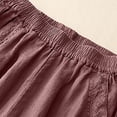 thumbnail image 5 of Wlynlyn Cotton Linen Pants for Women High Waisted Lounge Pants Summer Casual Comfy Trousers Loose Fitted, 5 of 5