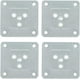 thumbnail image 1 of 1,2 mm de grosor, paquete de 2 patas para muebles Placas de montaje, placas de fijación de patas de sofá de resistencia industrial con tornillos, refuerzan las reparaciones de muebles dañados y débil, 1 of 3