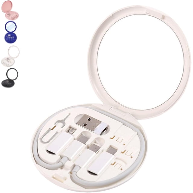 Estuche para cables 9 en 1 divertido, estuche para cables 9 en 1, estuche organizador de cables 9 en 1 de Classupery, estuche para cargador de cables 9 en 1, estuche para cables divertido, caja de cab