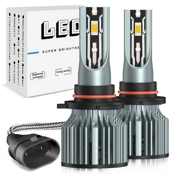 9005 LED Headlight Super Bright Bulbs Kit 6000K White 120W 20000LM HIGH/LOW BEAM
