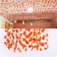 thumbnail image 3 of Bearachild 12pack/lot Red Decoration Eco-Friendly Install Simulated Garland Maple Leaf Red 12pcs/set Convenient Red Hanging Decoración, 3 of 6