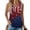 #01 Dark Blue, variant on Women's 250th Anniversary Shirts American Flag Print V-Neck Sleeveless Vest Patriotic Plus Size Relaxed Fit Summer Workwear Shirts,XL,#01 Sky Blue