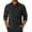 A Black, variant on COOFANDY Mens Long Sleeve Button Down Shirts Casual Untucked Shirts for Men Dress Shirts Wedding Shirts
