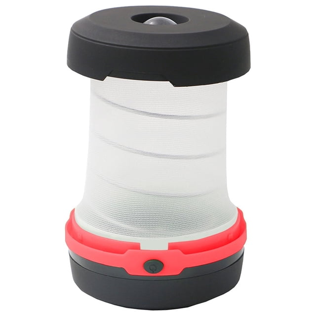 EGNMCR Camping et Randonnée Lanterne de Camping Portable Rétractable Lumière de Camping Extérieure Facile à Transporter Lampe à Source Lumineuse LED Utilisation Alimentation à Batterie Sèche Crochet Intégré Lanterne de Camping