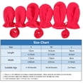 thumbnail image 3 of 3M- 4T Winter Polar Fleece Warm Fleece Lined Boys Girls Gloves Baby Toddler Lanyard Mittens Kids Mittens NAVY S (3-18 MONTHS), 3 of 8