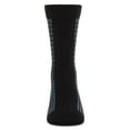 thumbnail image 4 of MeMoi  Vertical Dashed Line Crew Socks - Boys - Male, 12-14, Black, 4 of 6