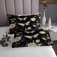 thumbnail image 3 of Erosebridal Chic Butterfly Coverlet Set King, Vintage Rose Flower Bedding Set, 3pcs, 3 of 5