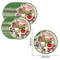 thumbnail image 3 of Wooowa 16PCS Christmas Disposable Dinnerware Sets, 9/7Inch Paper Plates for Holiday Parties, 3 of 7