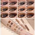 thumbnail image 4 of Sombra de ojos líquida MiaSarah, marrón oscuro, bronce mate, purpurina, 4 of 7