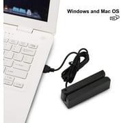 MSR90 USB Swipe Magnetic Credit Card Reader 3 Tracks Mini Smart Card Reader MSR605 MSR606 Deftun