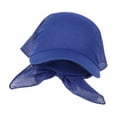 thumbnail image 2 of Pañuelo tipo bandana para mujer, gorro, turbante, regalo para citas, montar a caballo y andar en bicicleta. Azul, 2 of 9