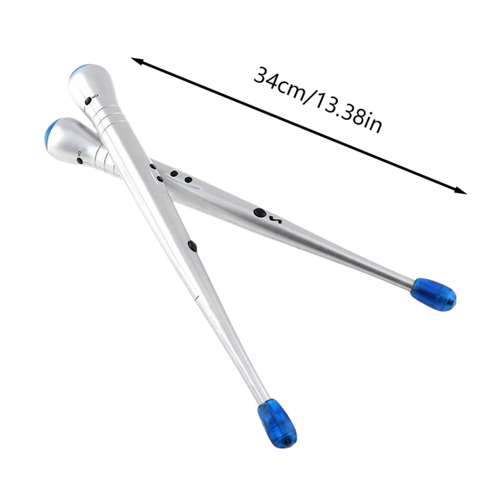 Electronic Air Drumsticks 1 Pair, Adjustable Sensitivity Light Up Drumsticks with Rock Beat Sound, Portable Digital Drum Sticks for Kids Adults Beginners, Percussion Instrument Tool