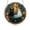 D, variant on huayou Halloween Ghost Black Cat Acrylic Puzzle Suncatcher, 7.87 Inch Stained Glass Bathtub Bubble Cat Ghost Rose Window Hanging Ornament, for Indoor Wall Home Decor