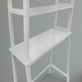 thumbnail image 4 of Spacesaver 100% Solid Wood Over The Toilet Rack with Shelves - White, 4 of 12
