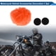 thumbnail image 2 of Accesorios de Casco de Motocicleta Decoración Cola Redonda para Cascos de Motocicleta Bicicleta Esquí Naranja Pegatinas de Peluche 1 Juego, 2 of 6