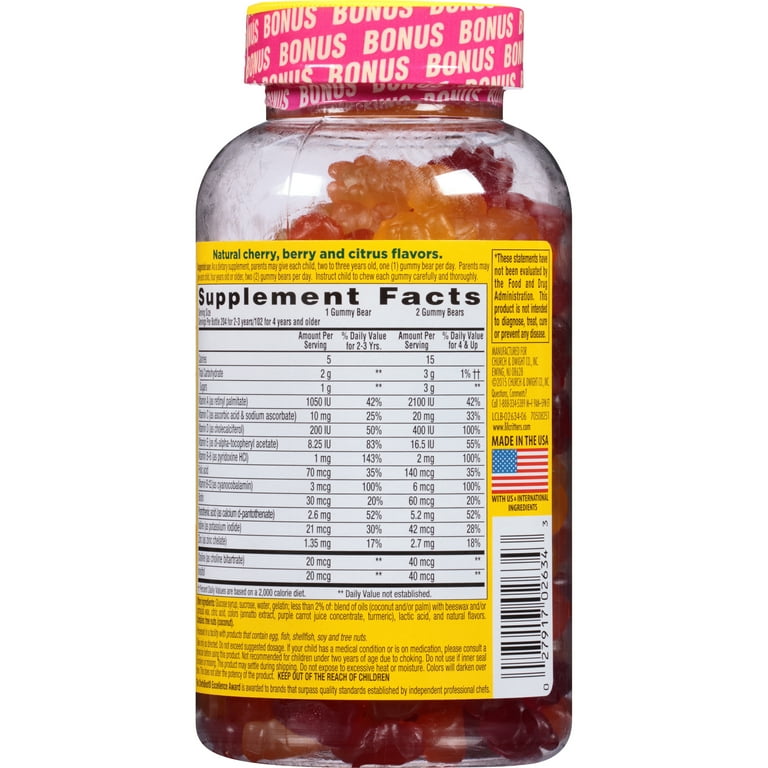 L'il Critters Gummy Vites Complete Multivitamin, 204 Count L'il Critters Gummy Vites Complete Multivitamin, 204 Count