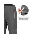 thumbnail image 5 of Little Donkey Andy Womens Waterproof Lightweight Rain Pants Windproof Overpants Hiking Fishing Outdoor Grey XS, 5 of 8