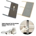 thumbnail image 3 of Visland Cat Scratcher Pad with Mouse Toy Natural Sisal Cat Nail File Scratching Pad Protect Furniture Legs Easy Install for Table Leg, 3 of 8