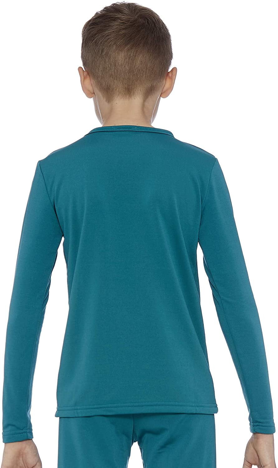 Rocky Boys Fleece Lined Thermal Long Sleeve Top Crewneck Underwear Base Layer T-Shirt