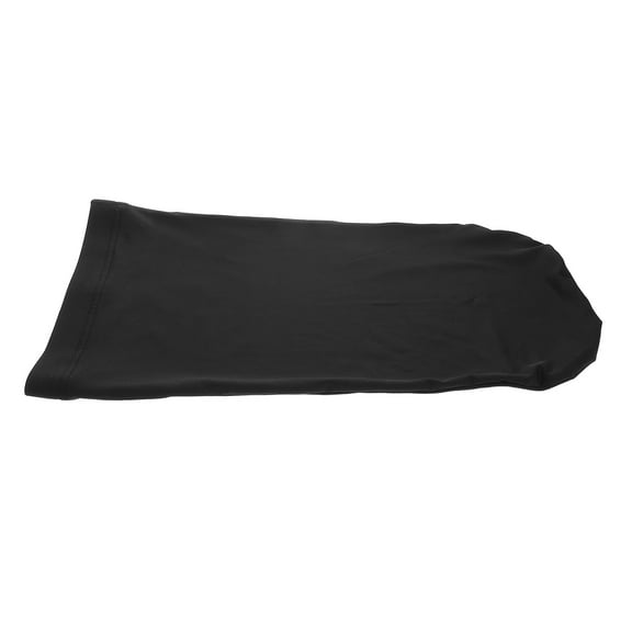 OFFIGAM Black Long Tail Bonnet for Dreads Soft Breathable Hair Turban Headscarf for Travel and Outdoor Use