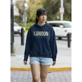 thumbnail image 2 of London England Banner Hoodie Women -Image by Shutterstock, Female XX-Large, 2 of 4