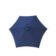thumbnail image 4 of 9FT, Patio Hanging Umbrella ,Outdoor Market Umbrella with 1.49'' diameter steel pole and 6 steel ribs ,crank handle,sunshade, for Garden, Lawn, backyard and Deck,Navy Blue, 4 of 6