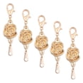 thumbnail image 2 of 5 Pieces Rose Locking Clasp Necklace Clasp Closures Bracelet Crafts Closure DIY Style B, 2 of 9