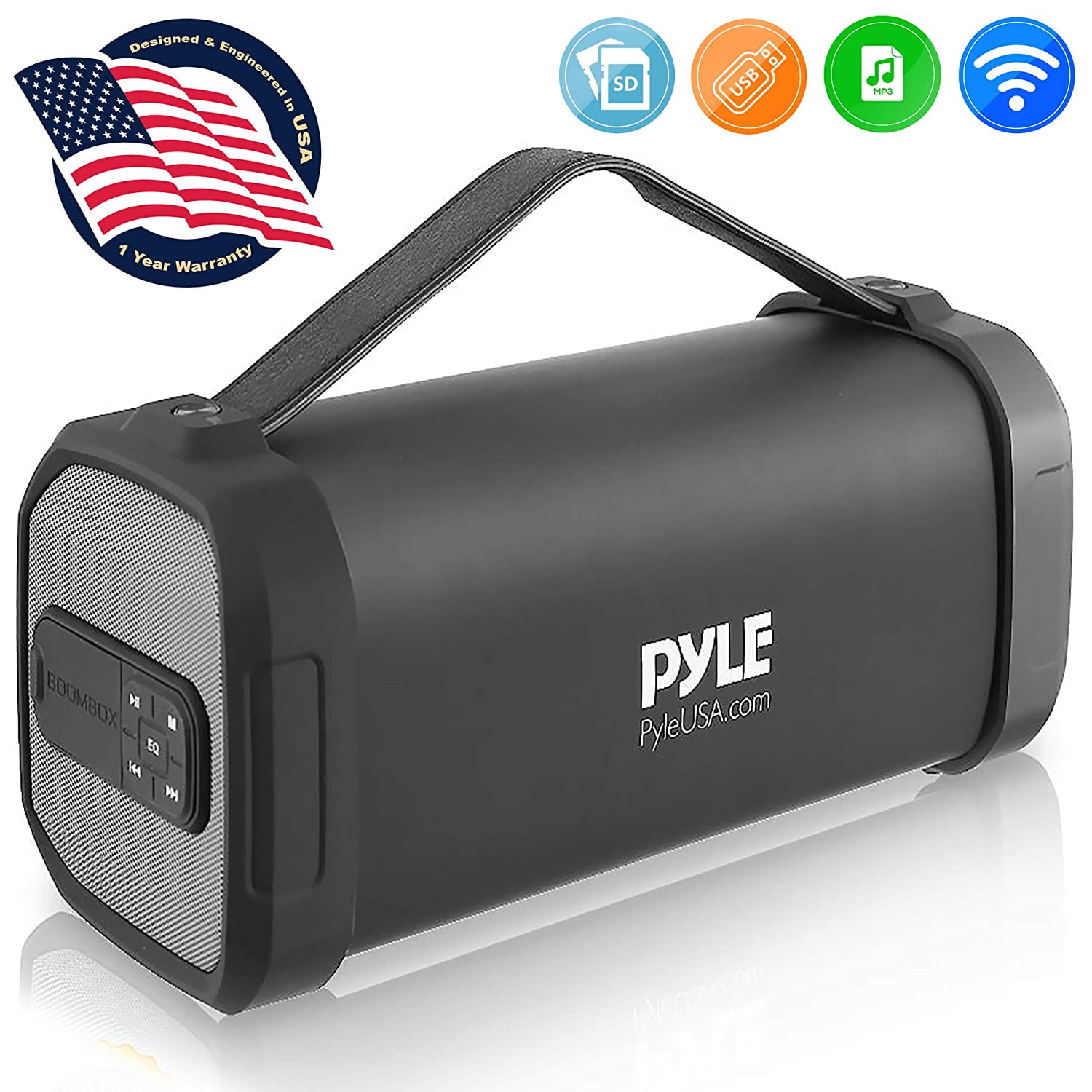 portable bluetooth speaker with aux input