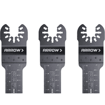 Arrow OSC201-3 Titanium Plunge Cut Metal Oscillating Tool Blade, 1-1/4-In., 3-Pk. - Quantity 1