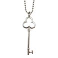 thumbnail image 5 of Pre-Owned Tiffany Trefoil Key Silver 925 Necklace 0017TIFFANY&Co. (Good), 5 of 8