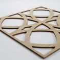 thumbnail image 5 of Ekena Millwork 15 3/8"W x 15 3/8"H x 1/4"T Medium Fleetwood Decorative Fretwork Wood Wall Panels, Birch, 5 of 18