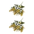 thumbnail image 3 of Transemion 1/2/3/5 Realistic Appearance Artificial Flower Low Maintenance For Life Elegant Milano chrysanthemu1 2PCS, 3 of 6