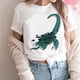 thumbnail image 3 of Camiseta de dinosaurio para mujer, camiseta de cómic para niña, ropa Y2K, 3 of 5