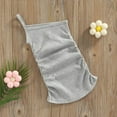 thumbnail image 2 of Mercatoo Toddler Baby Girls Solid Color One Shoulder Ca𝐦i Dress Sleeveless Rib-Knit Bodycon Slim Fit Dress Summer Clothes, 2 of 3