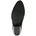 thumbnail image 6 of Journee Womens Issla Pull On Stacked Heel Booties, Widths Available, 6 of 10
