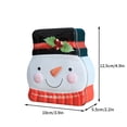 thumbnail image 3 of Fiudx Caja de Regalo Navideña con Diseño de Papá Noel y Árbol de Navidad, de Hojalata, para Guardar Dulces, Decoración para El Hogar, con Un Toque Navideño, Hermética, Tamaño 13 X 13 Cm., 3 of 3