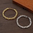 thumbnail image 2 of Glamon Mens Bracelet Gold Silver Color Royal Chain Bracelet For Men 6mm High Quality Stainless Steel Bracelets Fashion Jewellery Breslet For Men Acces, 2 of 5
