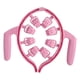 thumbnail image 5 of Rodillo de piernas de 8 ruedas, masajeador anticelulítico, rodillo muscular portátil para la fascia, manual Rosa, 5 of 9