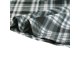 thumbnail image 5 of INSPIRE CHIC Vestido de Cuello Redondo con Costuras para Mujeres, Manga Corta, Decoración de Lazo, Vestido A-Line de Cuadros en Negro y Blanco M, 5 of 7
