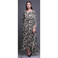 thumbnail image 2 of Bimba Floral Long Caftan Maxi Dress Beach Swimwear Cover up Womens Kaftan-S-L, 2 of 5