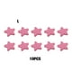thumbnail image 3 of Perillas de puerta Billuyoard Decoración del hogar forma de estrella rosa grande, 3 of 6