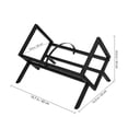 thumbnail image 2 of Luxshiny Magazine Rack Vinyl Record Storage Rack Iron For Adults 1 Set, 2 of 7
