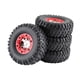 thumbnail image 4 of Juego de 4 neumáticos para RC Crawler, accesorios, pieza de repuesto liviana, pieza de actualización para coche RC 12428 RC 1/12 a escala en carretera, 4 of 9