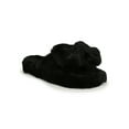 thumbnail image 1 of Mata Faux Fur Bow Vamp Slide Sandal 20391, 1 of 6