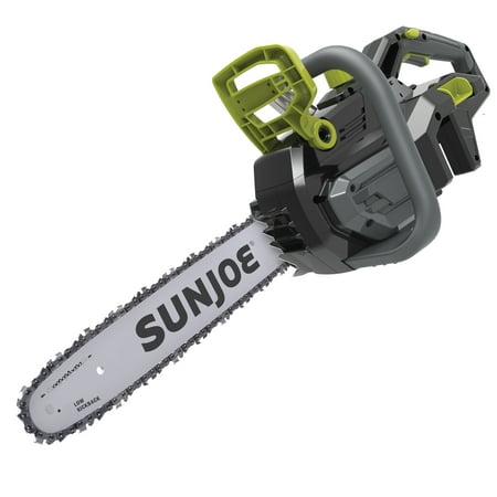Sun Joe iON100V-18CS-CT 100-Volt iONPRO Cordless Brushless Handheld Chain Saw, 18-Inch, Tool Only