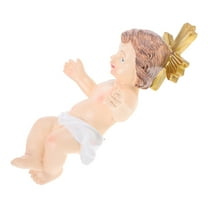 HEANUJJ Handpainted Resin Jesus Nativity Scene Ornament Meticulous Craftsmanship