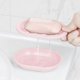 thumbnail image 1 of Jabonera de plástico color macaron | Porta jabón con ranuras para drenaje | Organizador compacto para baño, cocina, lavabo o ducha | Bandeja extraíble, fácil de limpiar | 1 pieza | Azul claro, rosa, 1 of 6