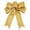 Gold8, variant on WWG Large Fabric Christmas Bow, Festive Hanging Bowknot Ornament, 18 x 16 cm, Thickened Satin Material, Reusable Holiday Decor, for Christmas Tree Wreath Garland Party Home Decor, Includes 1 Bow