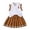 Khaki, variant on SGMVNU Little Girls Clothes Summer 2 Piece Outfit Button up Sleeveless Tank Top with Pleated Skirt Set Back to School Clothes, Size 2-3 Years, Purple
